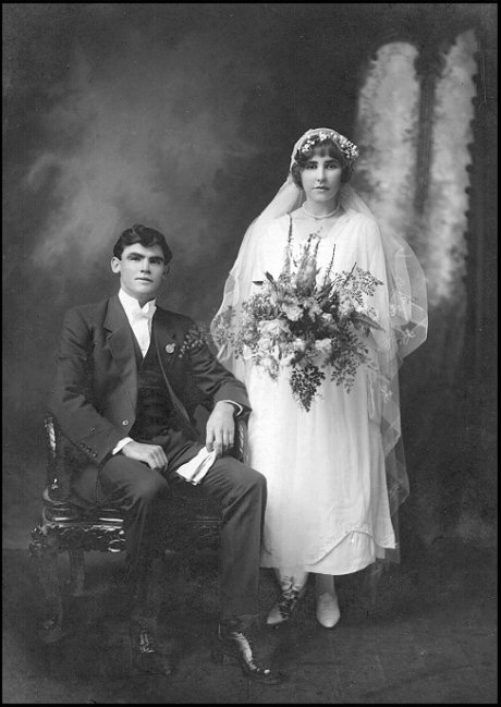 William and Margaret McGhie wedding day