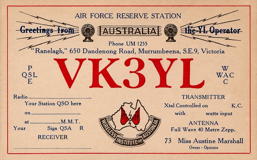 QSL card