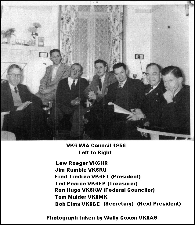 VK6WIA Council 1956