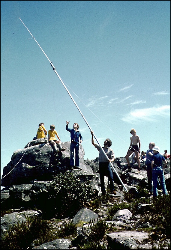 Aerial installation at Toolbrunup