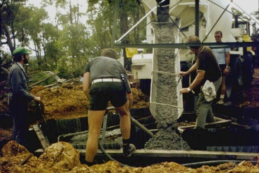 concrete pour day