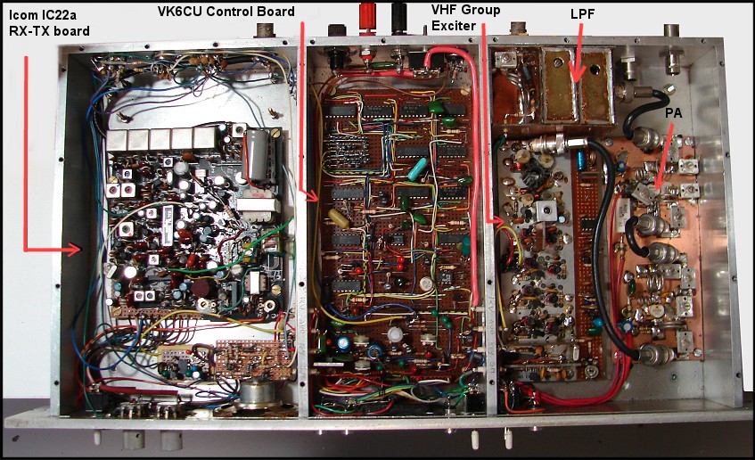 VK6RAP IC22a RX VHF Group Exciter