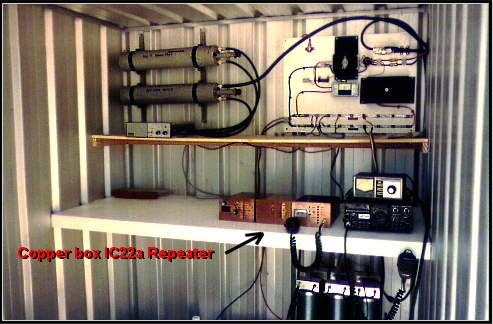 Copper box IC22a repeater (VK6RBN)