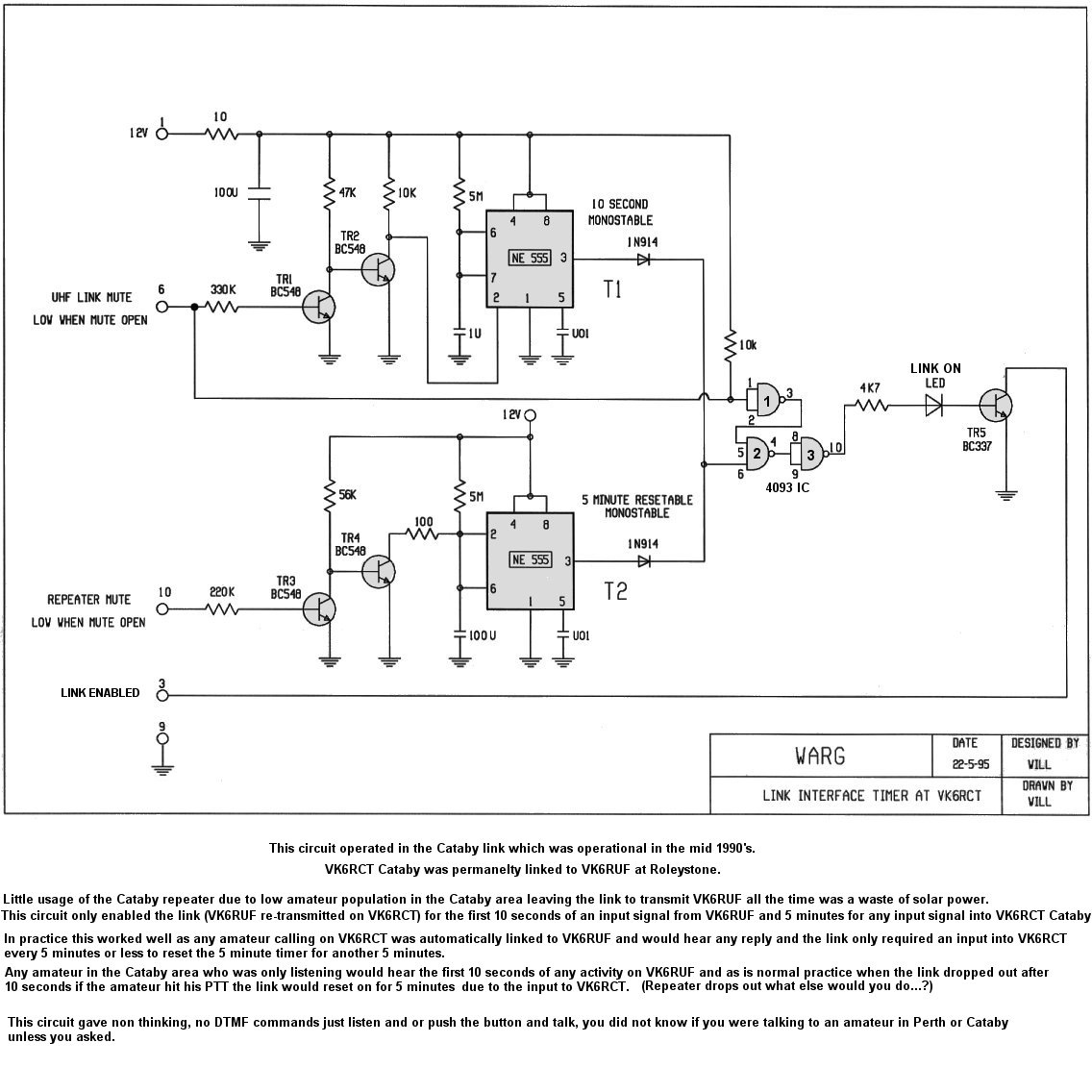 VK6RCT link timer