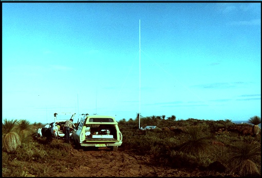 The test transmitter at Cataby