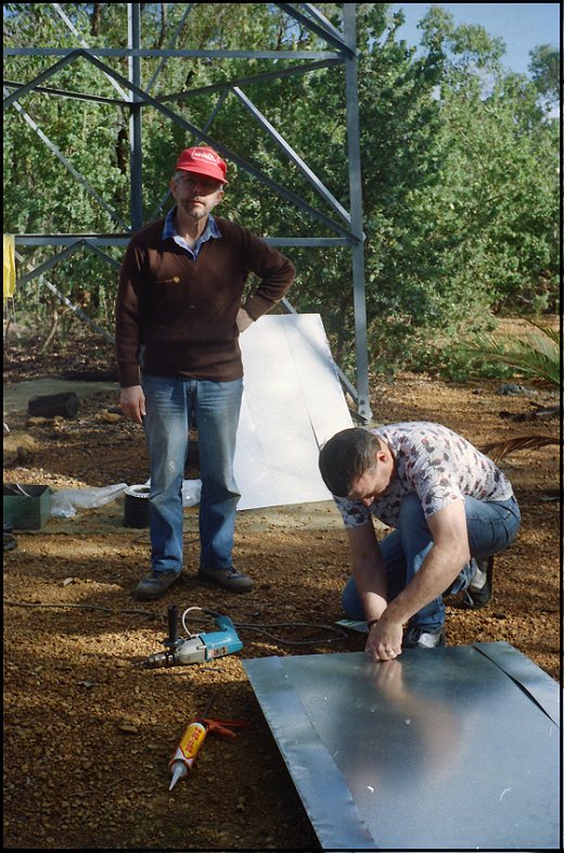 VK6RTH solar panel preparation