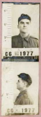 William McGhie army enlistment photograph